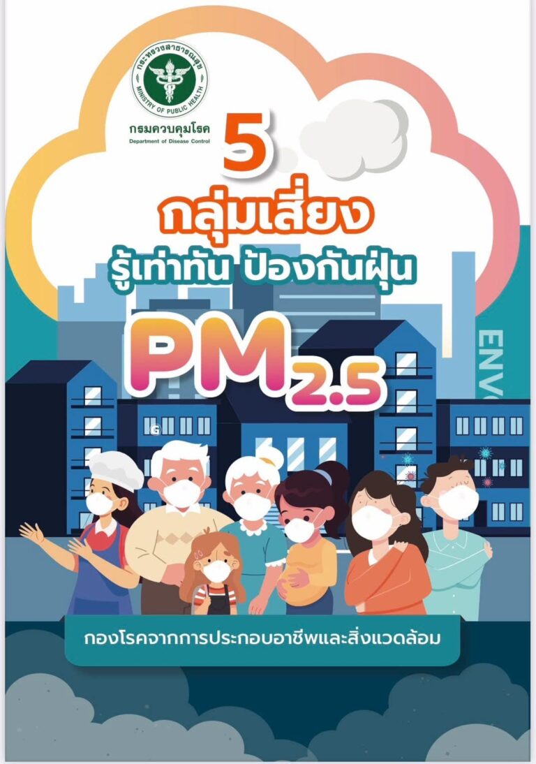 ตรวจเช็คค่าฝุ่น PM2.5 ก่อนออกจากบ้าน และป้องกันตนเอง หลีกเลี่ยงพื้นที่เสี่ยง