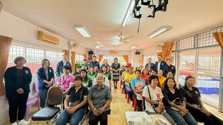 คณะวิทยาการจัดการ มหาวิทยาลัยราชภัฏเทพสตรี จัดโครงการ การพัฒนาผลิตภัณฑ์หมูส้มแผ่นโบราณเมืองขีดขิน ตำบลเมืองขีดขิน อำเภอบ้านหมอ จังหวัดสระบุรี