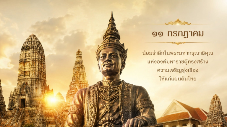 11 กรกฎาคม เป็นวันสมเด็จพระนารายณ์มหาราช พระมหากษัตริย์ที่ทรงพระปรีชาสามารถยิ่งจนได้รับการเทิดพระเกียรติเป็น “มหาราช”