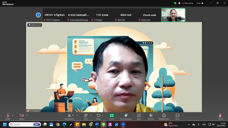 อ.ชวลิต ศุภศักดิ์ธำรง รองคณบดีฝ่ายวิชาการและประกันคุณภาพการศึกษา คณะวิทยาการจัดการ เป็นประธานการประชุมเตรียมความพร้อมการให้คำปรึกษาโครงงานนักศึกษาปฏิบัติงานสหกิจศึกษา ภาคการศึกษาที่ 1 ปีการศึกษา 2568