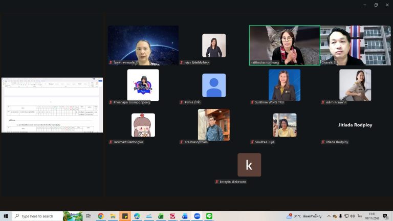 อ.ชวลิต ศุภศักดิ์ธำรง รองคณบดีฝ่ายวิชาการและประกันคุณภาพการศึกษา คณะวิทยาการจัดการ เป็นประธานการประชุมคณะกรรมการวิชาการคณะวิทยาการจัดการ ครั้งที่ 9/2568